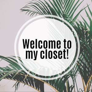 Welcome to my closet